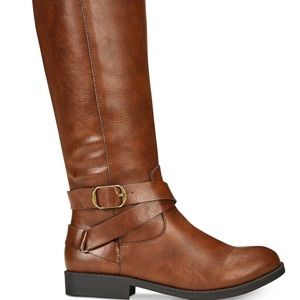 New Style & Co Cognac Brown Riding Boot Madixe